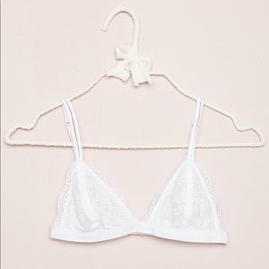 White Brandy Melville Bralette